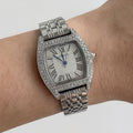 Crtr Roman Mujer Circones Plateado Tablero Plateado