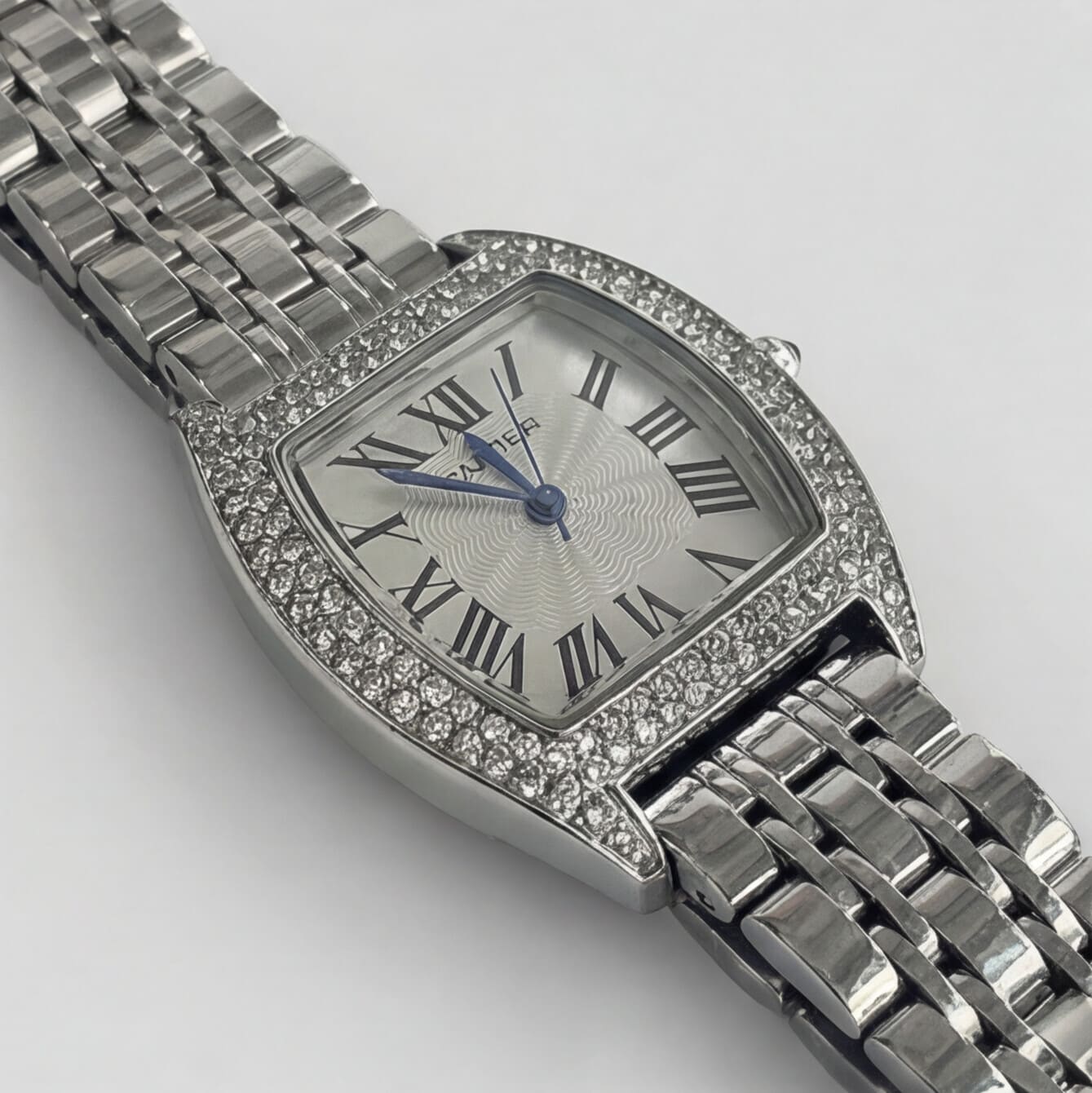Crtr Roman Mujer Circones Plateado Tablero Plateado