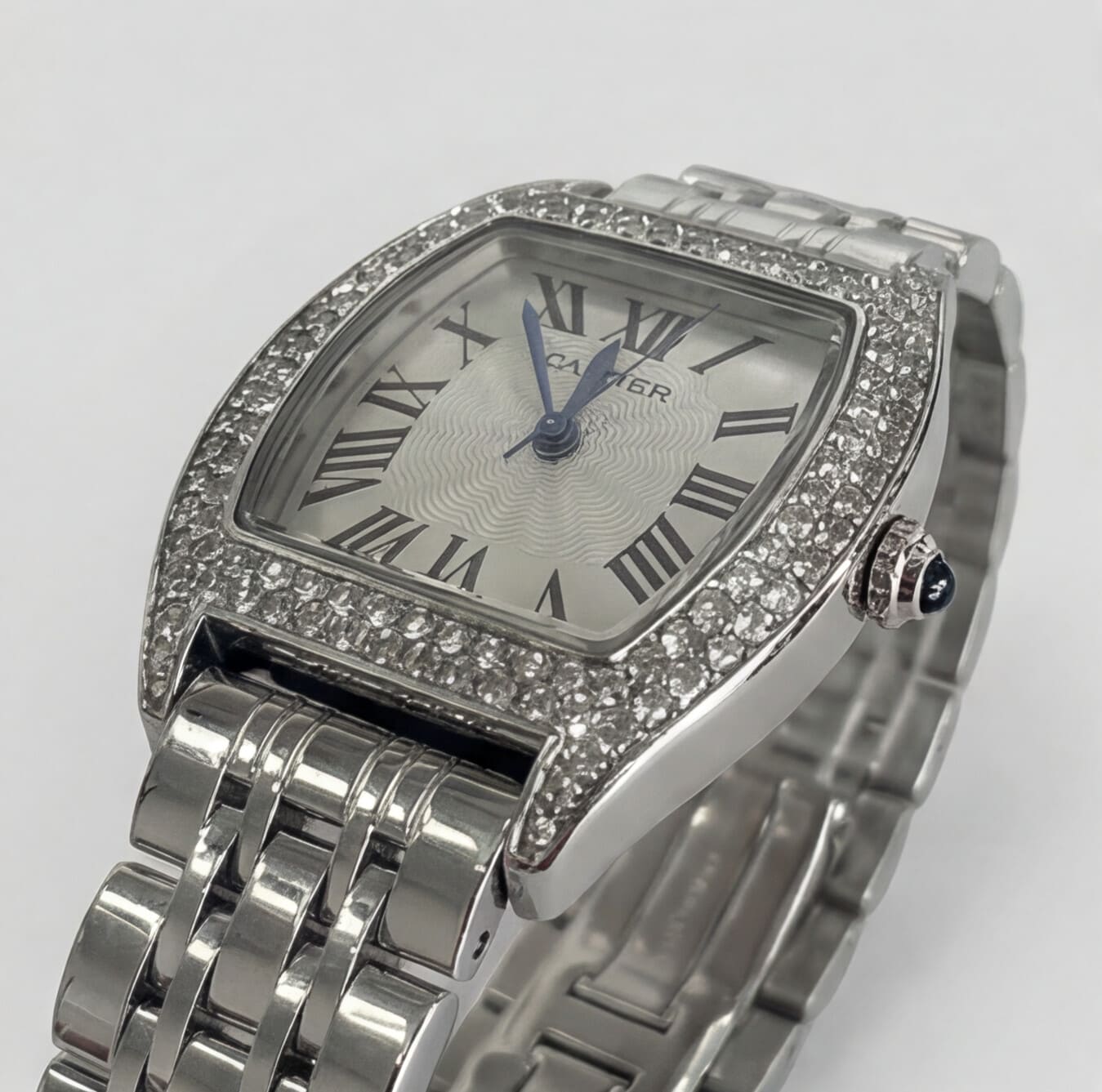 Crtr Roman Mujer Circones Plateado Tablero Plateado