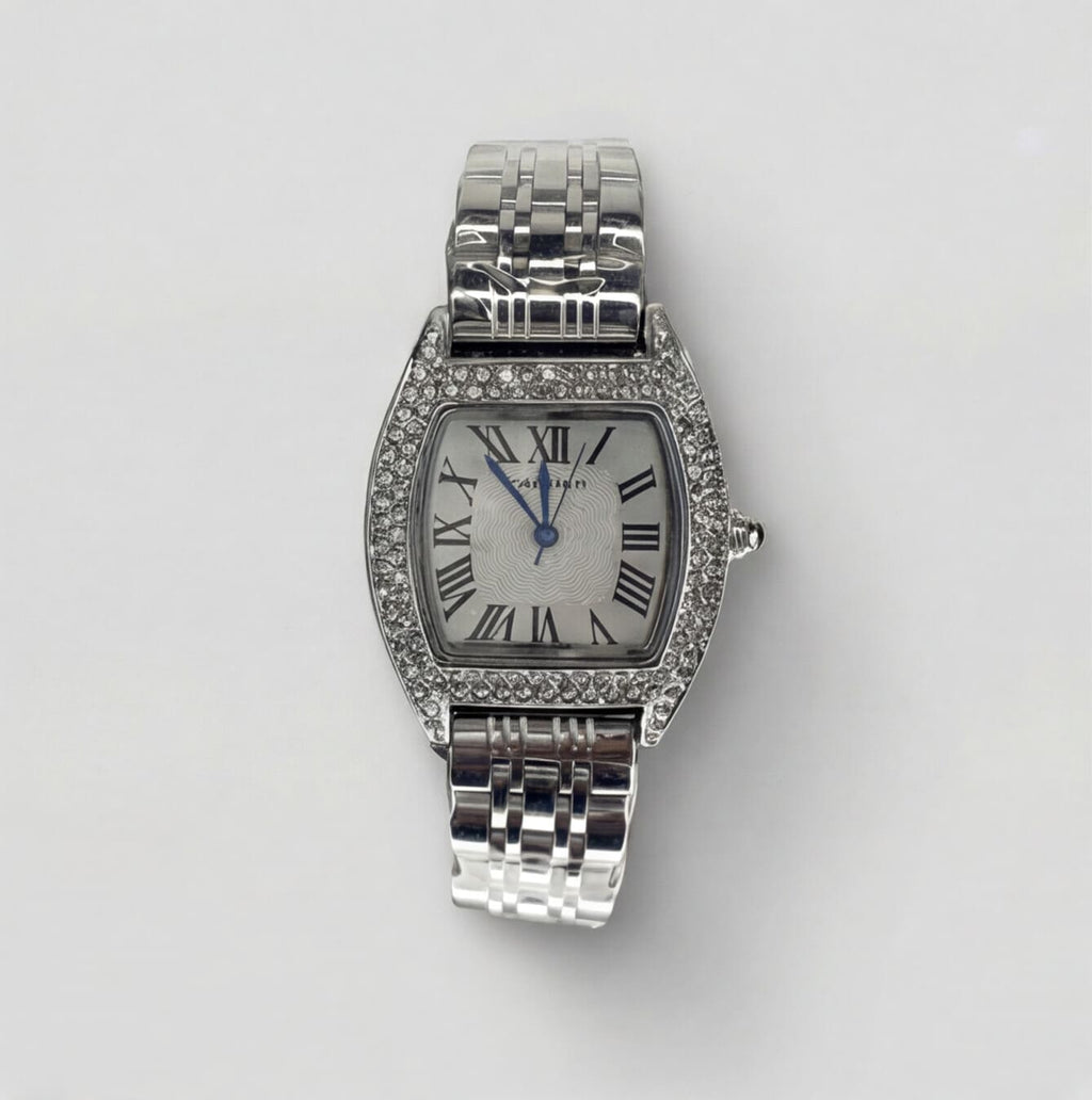 Crtr Roman Mujer Circones Plateado Tablero Plateado
